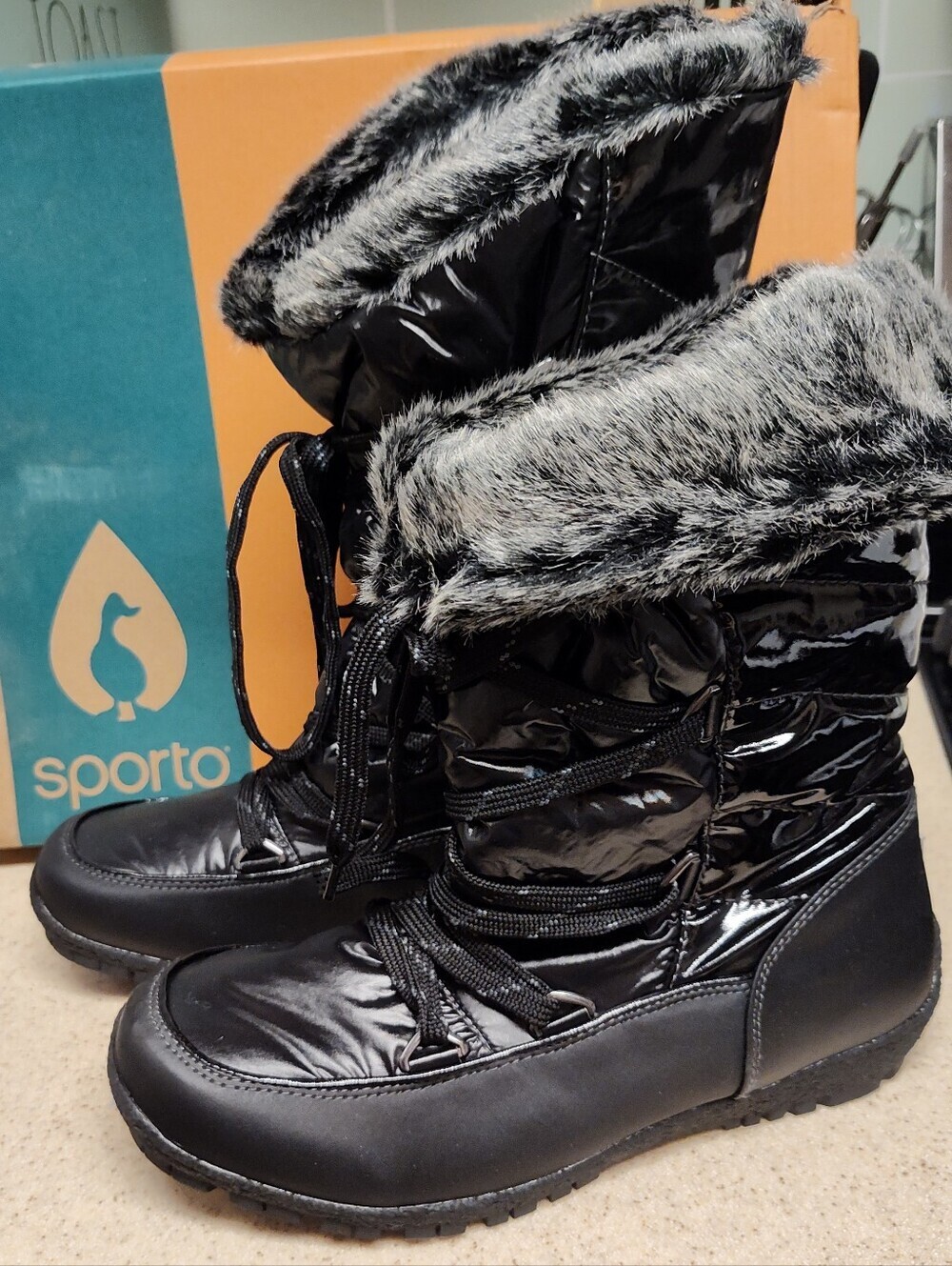 Charley By Sporto Waterproof Faux Fur Lined Snow Boots 👢
